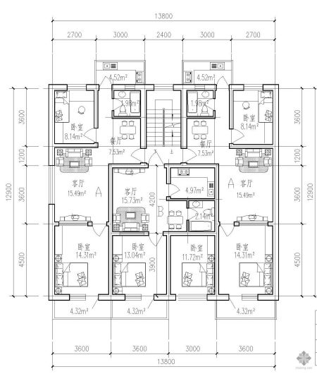 一梯三户户型图最新设计趋势与居住体验解析